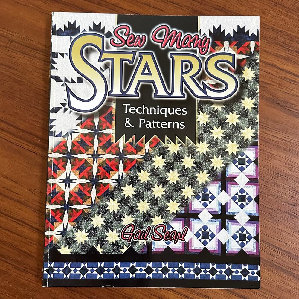 Sew Many Stars  Techniques Patterns Quilting Book